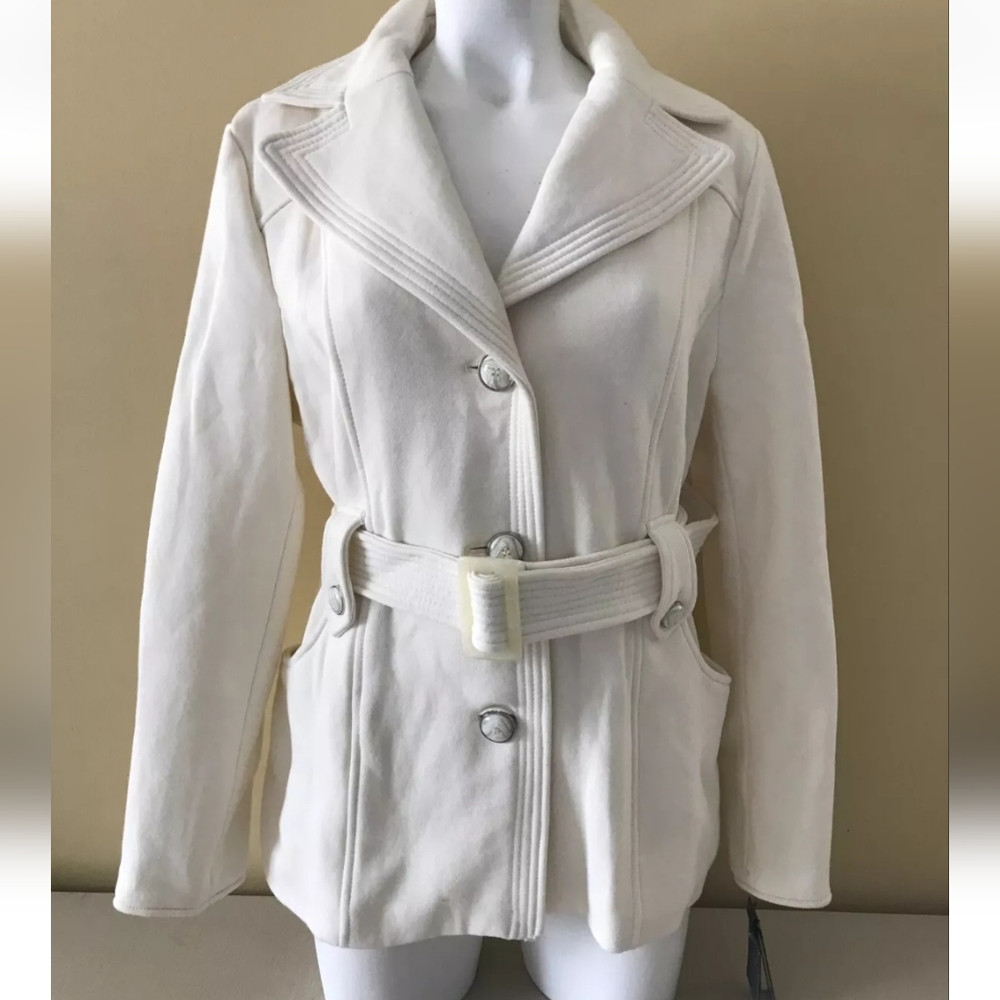 Kenneth Cole Ladies' Jacket/Coat Ecru/White